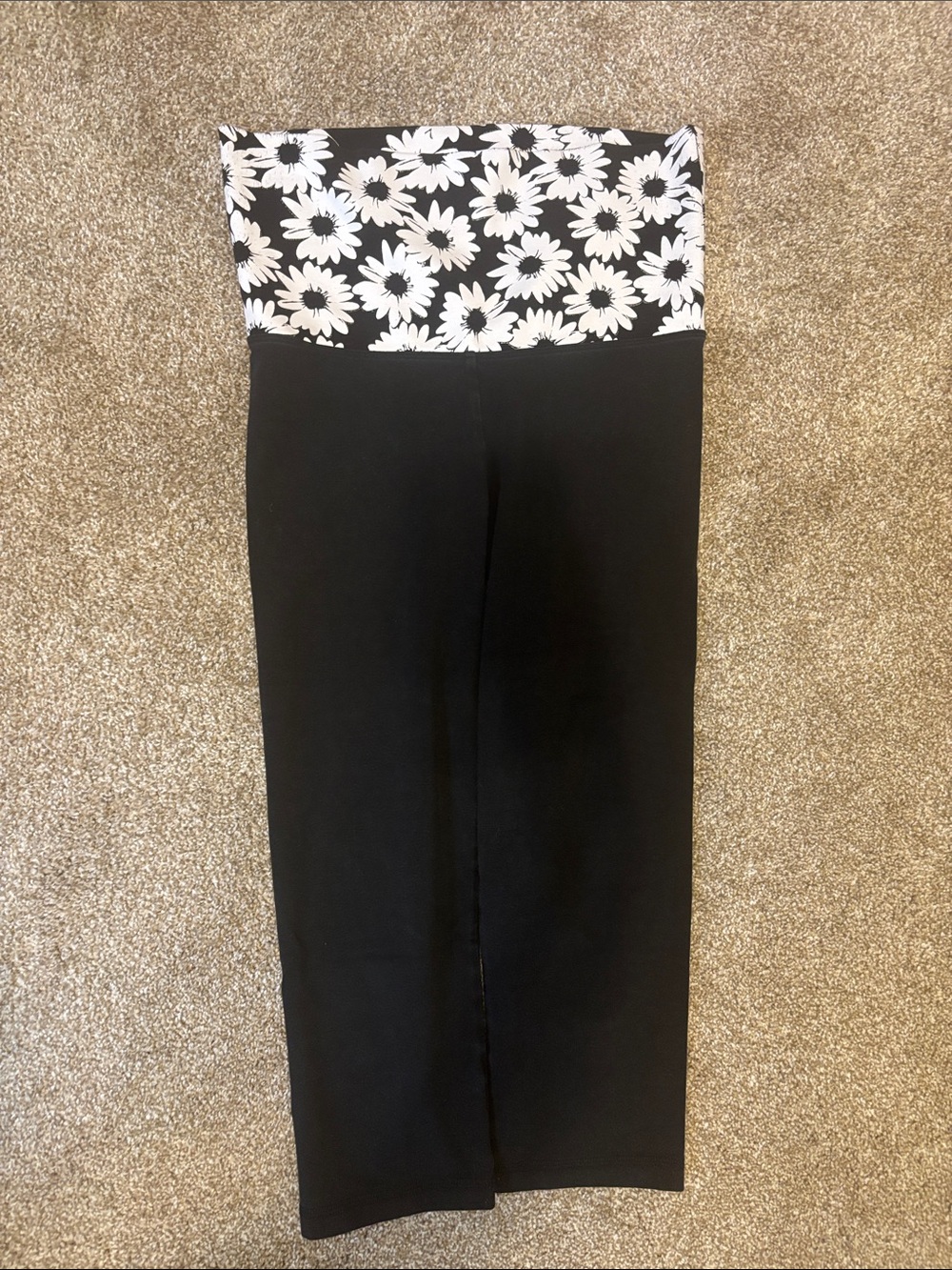 PINK VS y2k capri foldover leggings